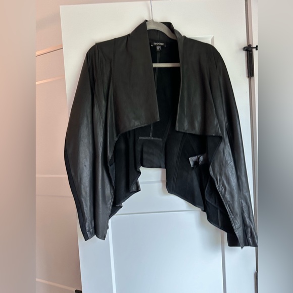 Bebe Real Leather Jacket - Picture 2 of 5